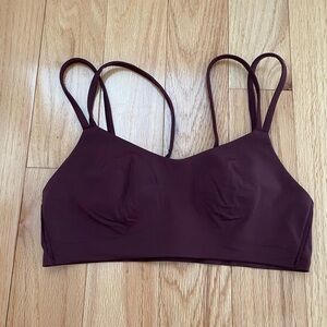 Women's Burgundy lululemon “like a cloud” sports bra